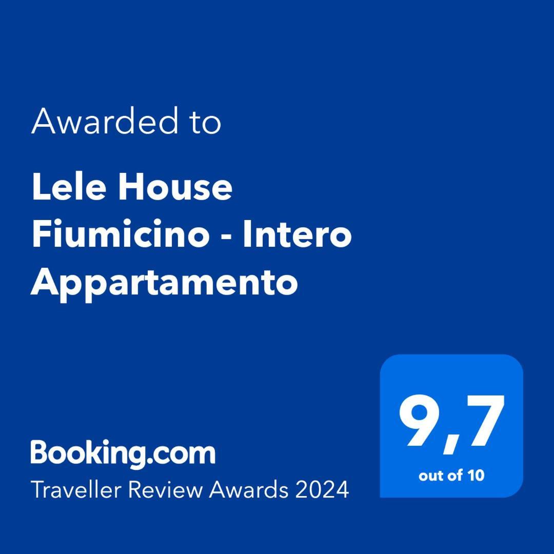 Lele House Fiumicino - Intero Appartamento Aeroporto Di Fiumicino - Nuova Fiera Di Roma Exterior photo